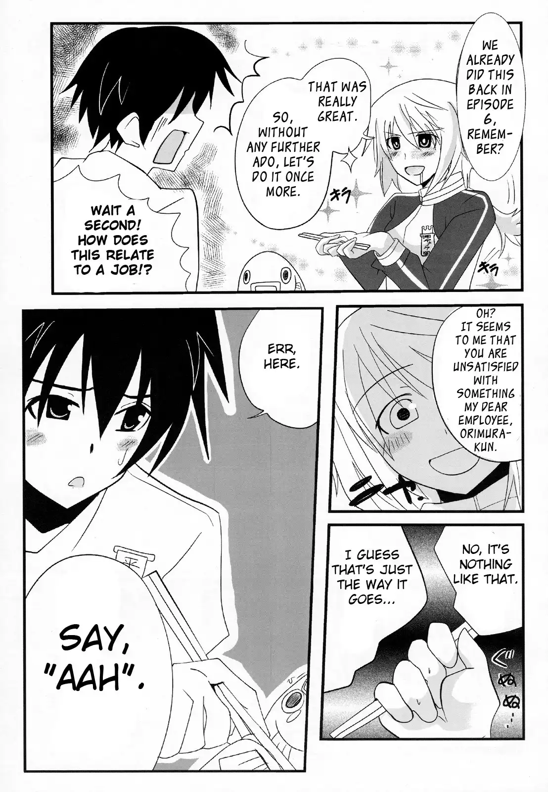 Infinite Stratos - While I Get Employed... (Doujinshi) Chapter 0 12